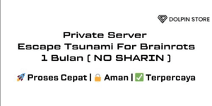 เซิร์ฟส่วนตัว Escape Tsunami For Brainrots 1 เดือน (ห้ามแชร์)