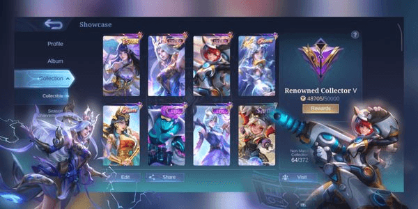 Gambar Product MOBILE LEGEND ACCOUNT | LUCKYBOX SELENA & KIMMY | ANNUAL STARLIGHT KAGURA | HERO & EMBLEM MAX | RECALL EXORCIST