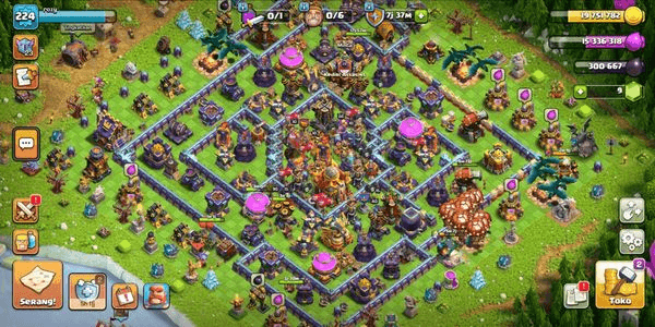 Gambar Product TH 16 DONATIONS AND HIGH HEROES ~VERY GOOD DEFENSE AND GOOD TROOPS ~SUITABLE FOR WAR