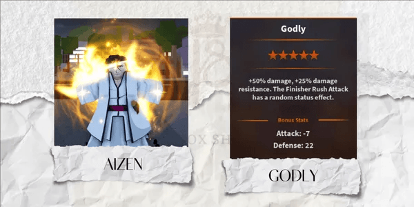 Godly Aizen | Mythic Trait - A Universal Time (AUT)