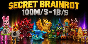 บัญชีเริ่มต้น Brainrot secret 100m/s-1b/s (โปรดอ่านรายละเอียด!)
