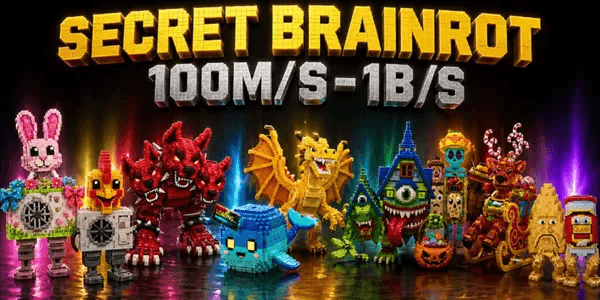 Akun starter Brainrot secret 100m/s-1b/s (Must read Description!)