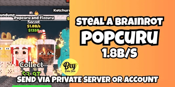 POPCURU AND FIZZURU - STEAL A BRAINROT - INSTANT ACCOUNT - SECRET 1B/S