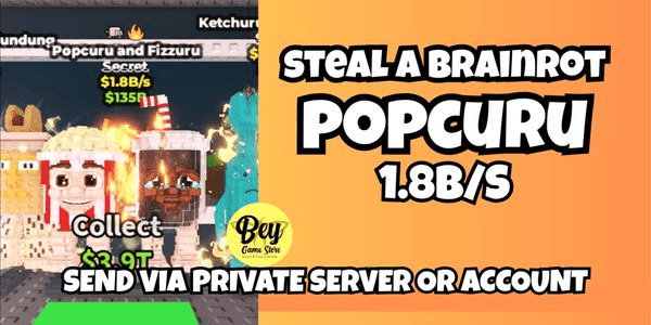 Gambar Product POPCURU AND FIZZURU - STEAL A BRAINROT - INSTANT ACCOUNT