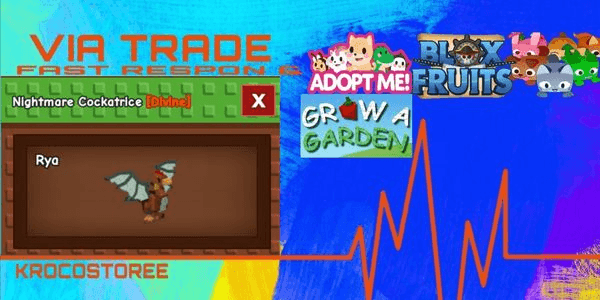 Gambar Product Nightmare Cockatrice - Grow A Garden