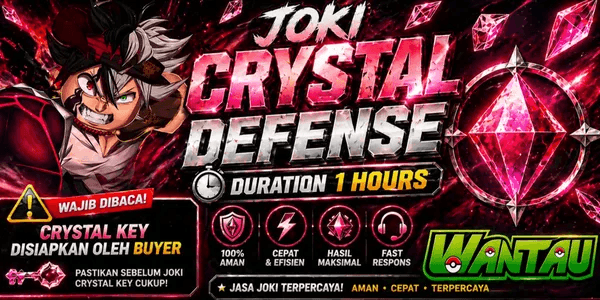 Joki Crystal Defense 1 Hour | Sailor Piece