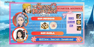 [STARTER] Conta 7DS Origin - SSR Jericho & SSR Guila - Servidor NA/EU