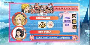 [STARTER] Conta 7DS Origin - SSR Elaine & SSR Guila - Servidor SEA/ASIA