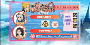 [STARTER] Conta 7DS Origin - SSR Manny & SSR Guila - Servidor NA/EU