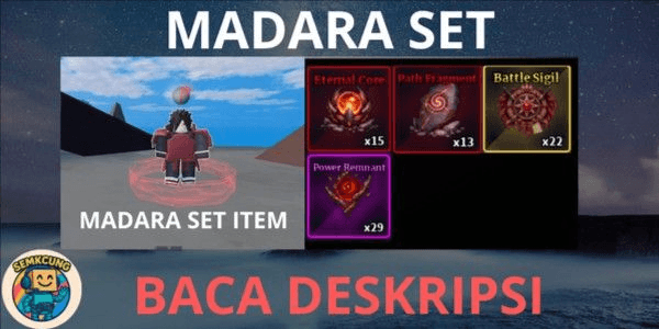 Gambar Product Madara Set