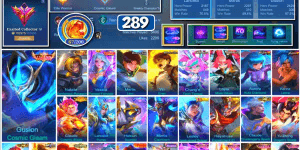 #3746 | 289 Skins | Legend Gusion | Collector Natalia | Zenith Vexana | AoT Levi Eren |