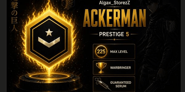 Gambar Product Akun Ackerman AOTR P5 Max Level Serum