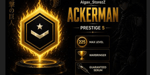 Akun Ackerman AOTR P5 Max Level Serum