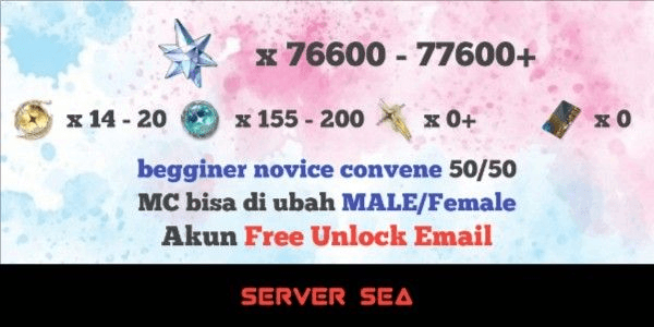Gambar Product GACHA Starter READY Reroll Account [SEA] - 1