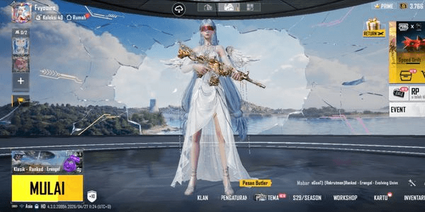 Gambar Product PUBG Mobile Account M416 Silver Guru