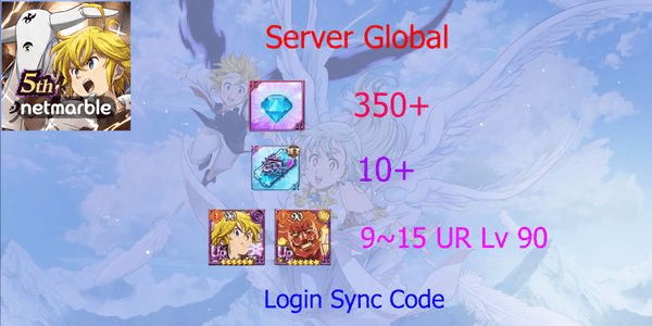 Gambar Product Account Starter Seven Deadly Sins: Grand Cross [ASIA]