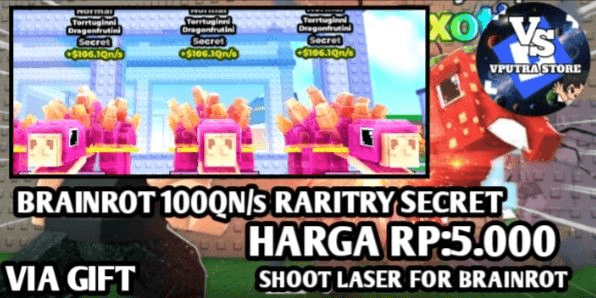 Gambar Product BRAINROT 100QN/s RARITRY SECRET