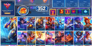  #3735 | 352 Skins | 2 Legends | 2 Collectors | Ducati Irithel | KoF Karina | Many Limited