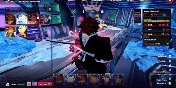 Gambar Product Account 6 Monarch Meta 1 Divinity 10 Vanguards Unit + 2 Vanguard Memorias (Escanor, Ichigo/Moonless Savior, 8x Rukia) - Anime Vanguards