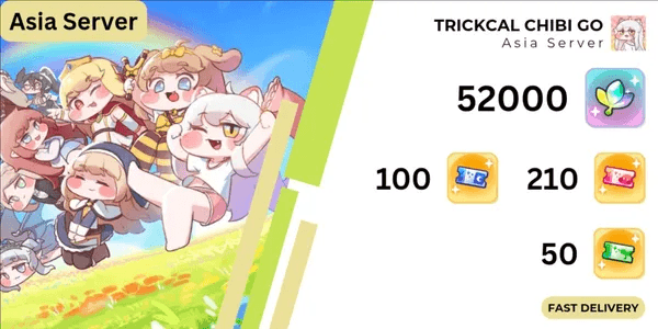 Trickcal Chibi Go Reroll Crystal Account First Edition