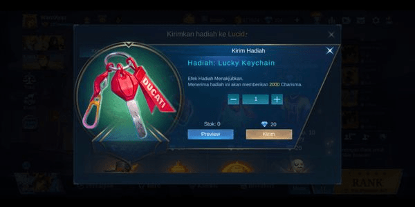 Gambar Product Lucky Keychain