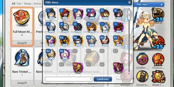 Gambar Product Akun Lost Saga Orign Herper Ramai Murah