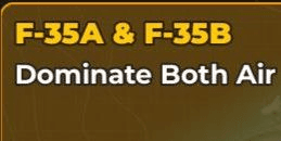 War Tycoon - F35A F35B【1999R】