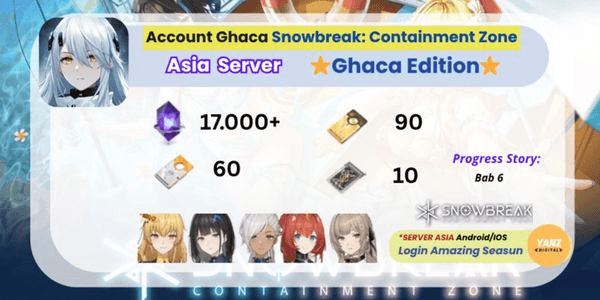 Gambar Product [Asia] Account Gacha Snowbreak: Containment Zone | Elite Edition