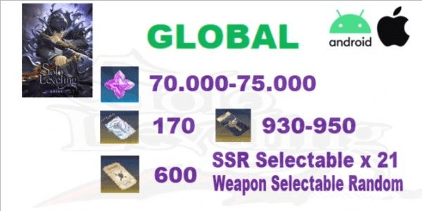 Gambar Product Akun Solo leveling Arise Global-1