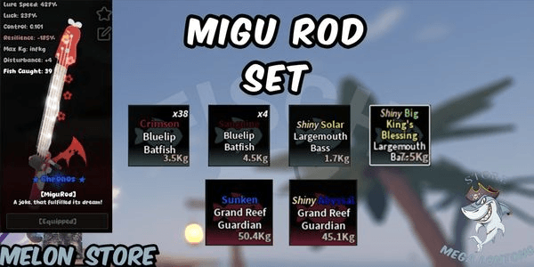 Gambar Product Migu Rod Set