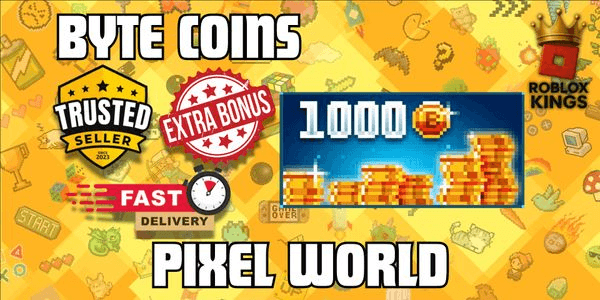 Gambar Product Pixel World > 1000 Byte Coins | BONUS ++