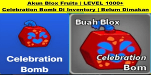 Blox Fruits Account | Celebration Bomb Fruits In Inventory | Limited Skin | Detailed Description