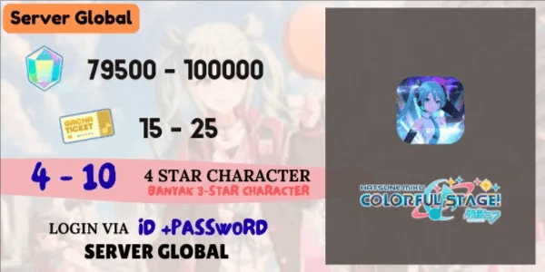 Akun Reroll SIAP GACHA Starter [Global] - 3
