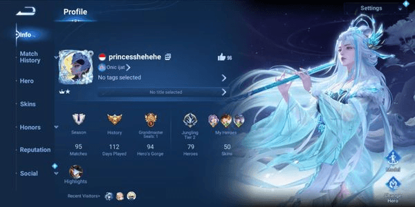 Gambar Product AKUN HOK BERSKIN LEGEND TERMURAH !!