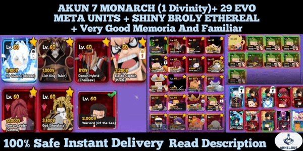 Gambar Product Akun Anime Vanguard #1