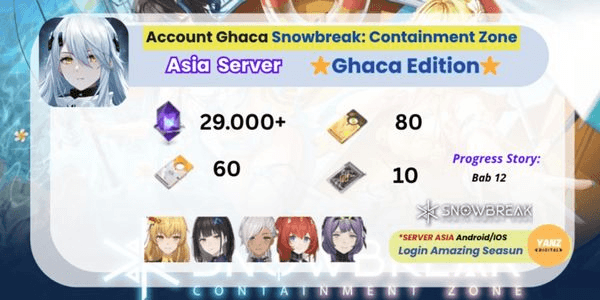 Gambar Product [Asia] Account Gacha Snowbreak: Containment Zone | Royal Edition