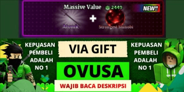 Gambar Product Atomic + Strongest Shinobi