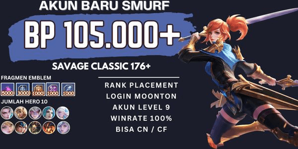 Gambar Product Akun Smurf BP Banyak ++