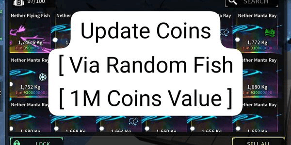 Gambar Product Random Fish 100K+ Coins [ Spear Fishing ]
