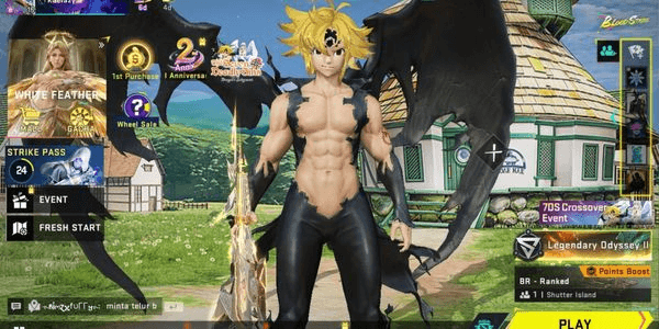 Gambar Product Blood Strike Account Special | Asia | Lv 15 | Lucian - Meliodas [Demon] | Limited | #5APR26RV1
