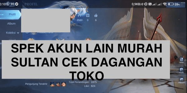 Gambar Product AKUN MURAH BANGET BISA BUAT RANKED BANYAK