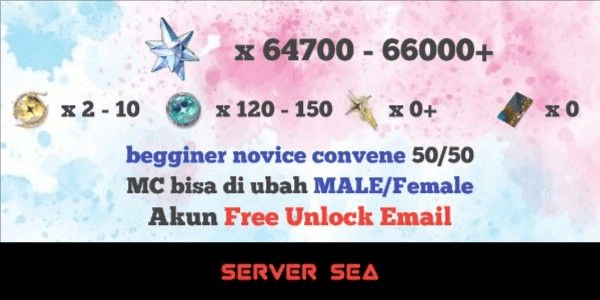 Gambar Product GACHA Starter READY Reroll Account [SEA] - 2