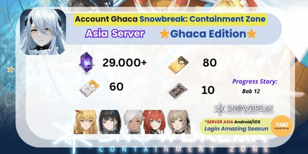 Gambar Product [Asia] Account Gacha Snowbreak: Containment Zone | Pro Edition