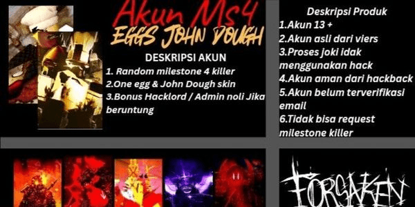 Gambar Product Akun Random Ms4 Killer + John dough & Eggs (LIMITED)
