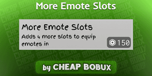 More Emote Slots