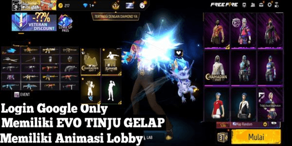 Gambar Product AKUN FREE FIRE NEWBIE MURAH DAN AMAN 100%