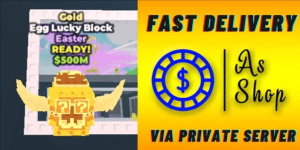 Gambar Product Gold Easter Egg Lucky Block