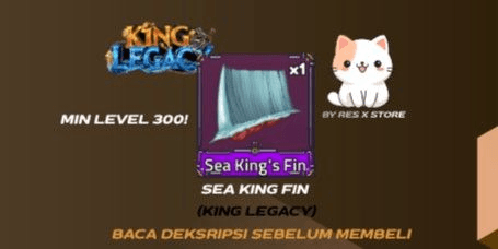 Gambar Product Sea King Fins ( King Legacy )