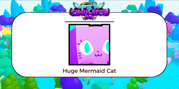 Huge Mermaid Cat