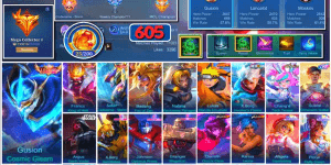 #3707 | 605 Skins | 3 Legends | 2 Collectors | Naruto | StarWars Argus | Transformers Trio | Prime